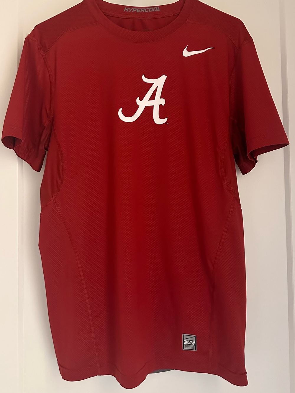 Alabama Crimson Tide Nike Pro Combat Men’s DriFit SS T-Shirt Size M